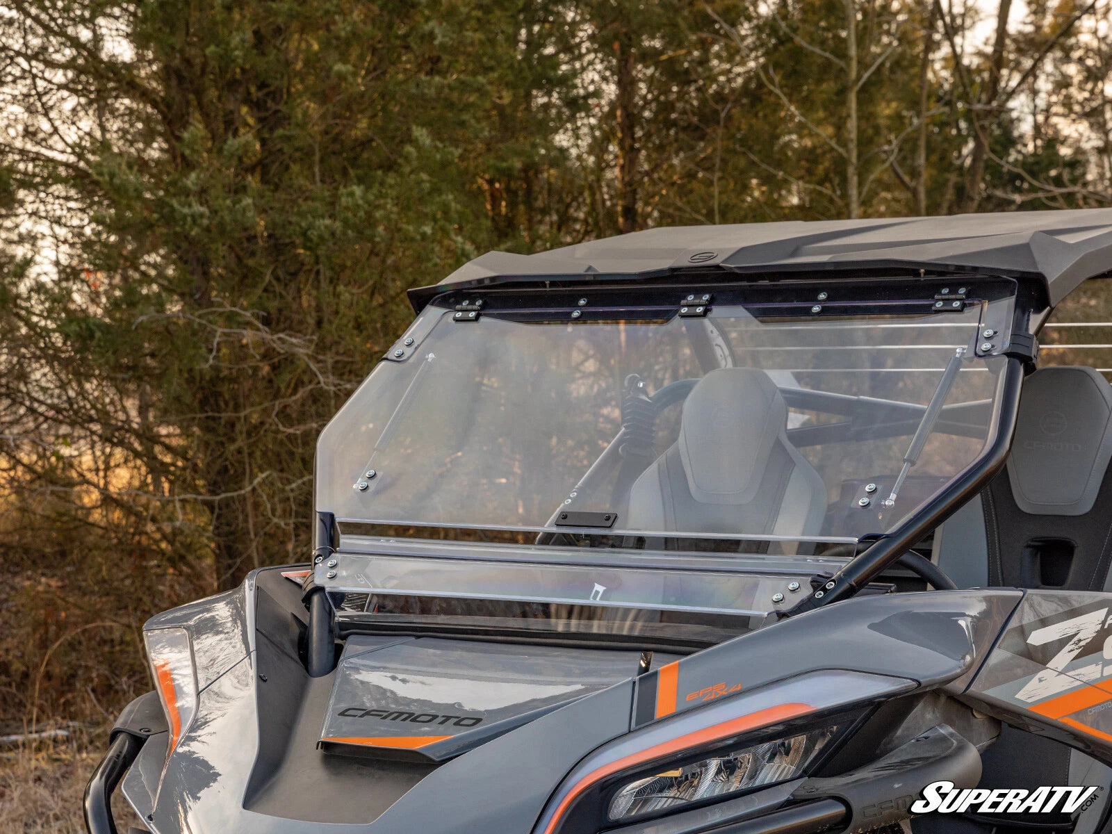 Scratch Resistant Flip Windshield for CFMOTO ZForce 950 (2019–2023)