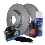 Front Brake Kit 325mm Rotors & Akebono ProACT Pads for Buick Chevy GMC Saab