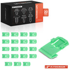 20Pcs Nylon Door Belt Moulding Retainer Clips for Honda 
