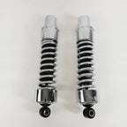 Chrome Rear Suspension Shocks 12" for Harley-Davidson Dyna (1991–2017)