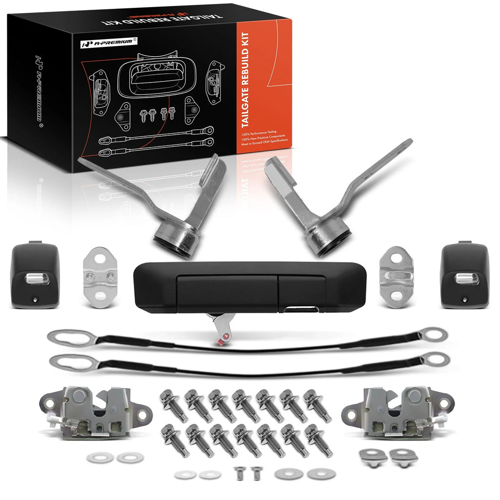 Metal Tailgate Hardware Rebuild Kit with Cables for Toyota Tacoma (2009–2015)