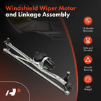 Wiper Motor & Linkage Assembly for Chevy Silverado 1500 2500