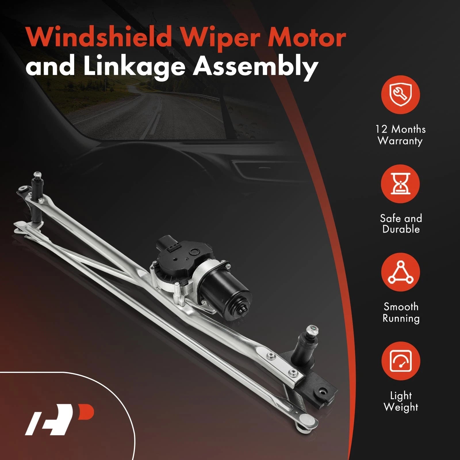 Wiper Motor & Linkage Assembly for Chevy Silverado 1500 2500