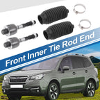 4X Front Inner Tie Rod End Links for Honda Accord, Acura TL (No.EV80210)