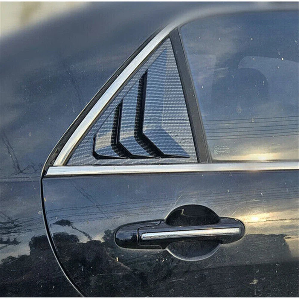 Carbon Fiber Look Side Vent Window Scoop Louvers for Honda Accord (03-07)