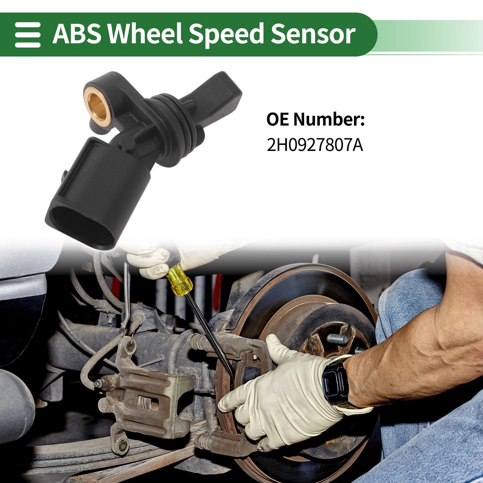 ABS Wheel Speed Sensor No.2H0927807A for Volkswagen Amarok (2010–2023)