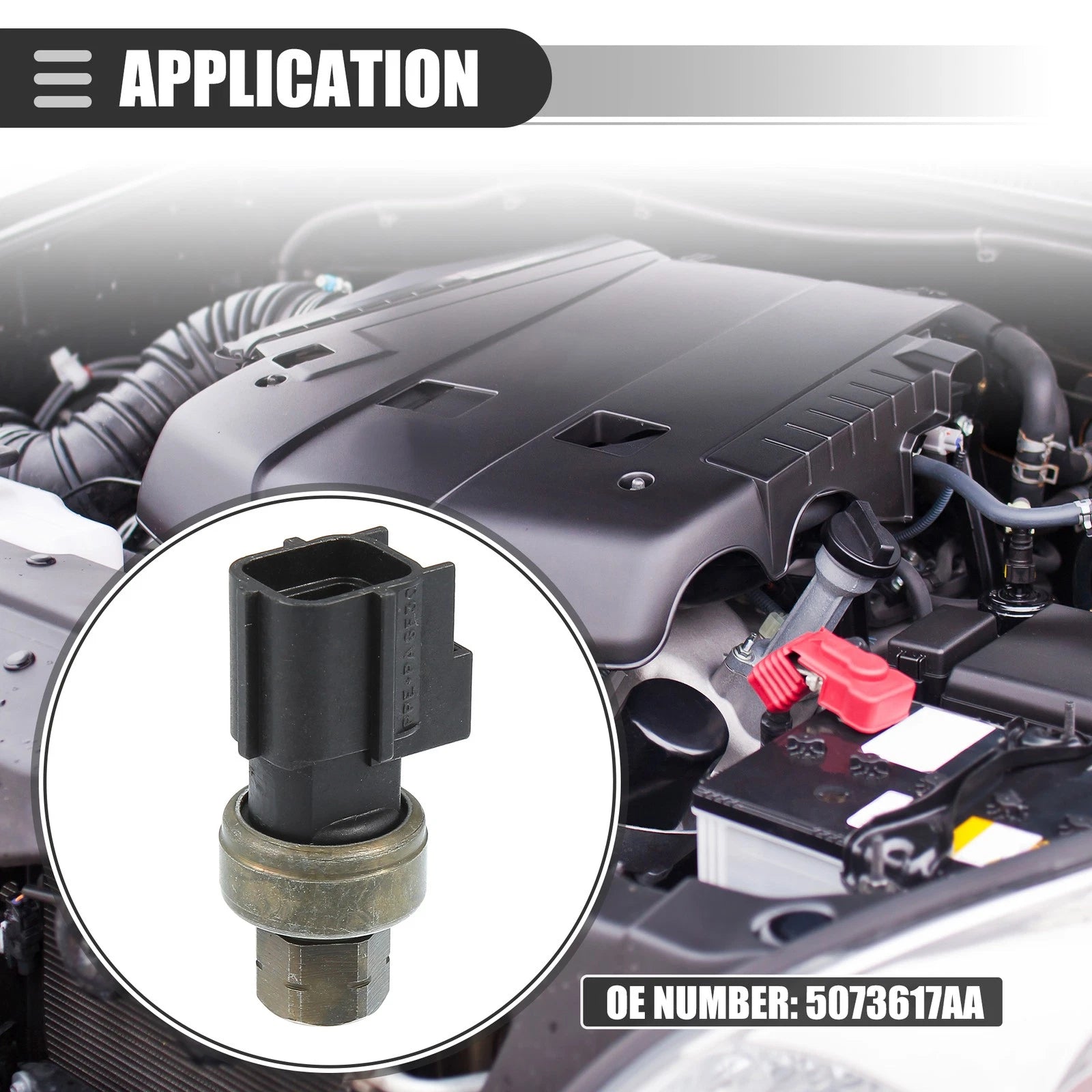 A/C Pressure Transducer Valve NO.5073617AA for Dodge 