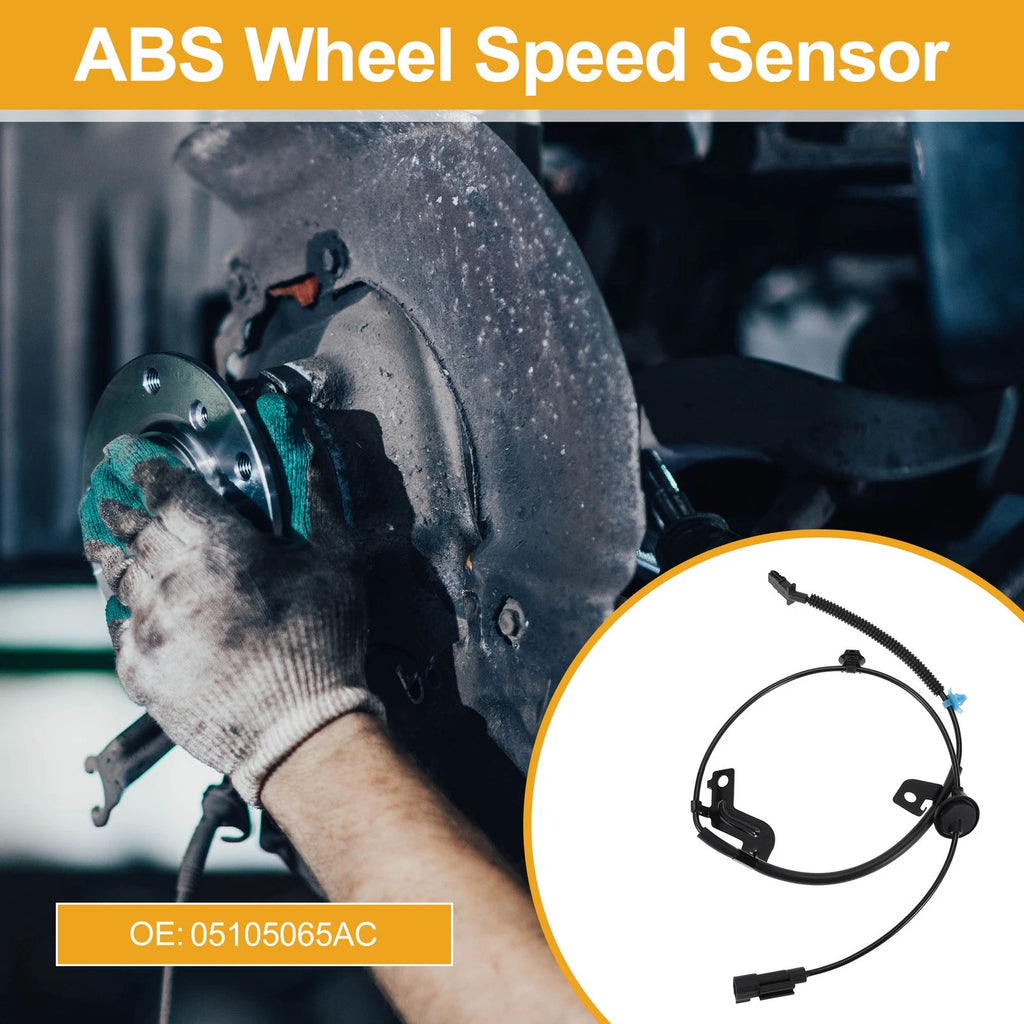 ABS Wheel Speed Sensor No. 05105065AC for Dodge Caliber (2007–2012) Rear Left