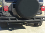 Double Bar Rear Bumper Protector Guard for Jeep Wrangler (1988–2006)