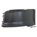 Replacement Plastic Driver Side Front Bumper Corner w/o Fog Lamp Hole