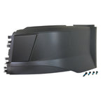 Replacement Plastic Driver Side Front Bumper Corner w/o Fog Lamp Hole