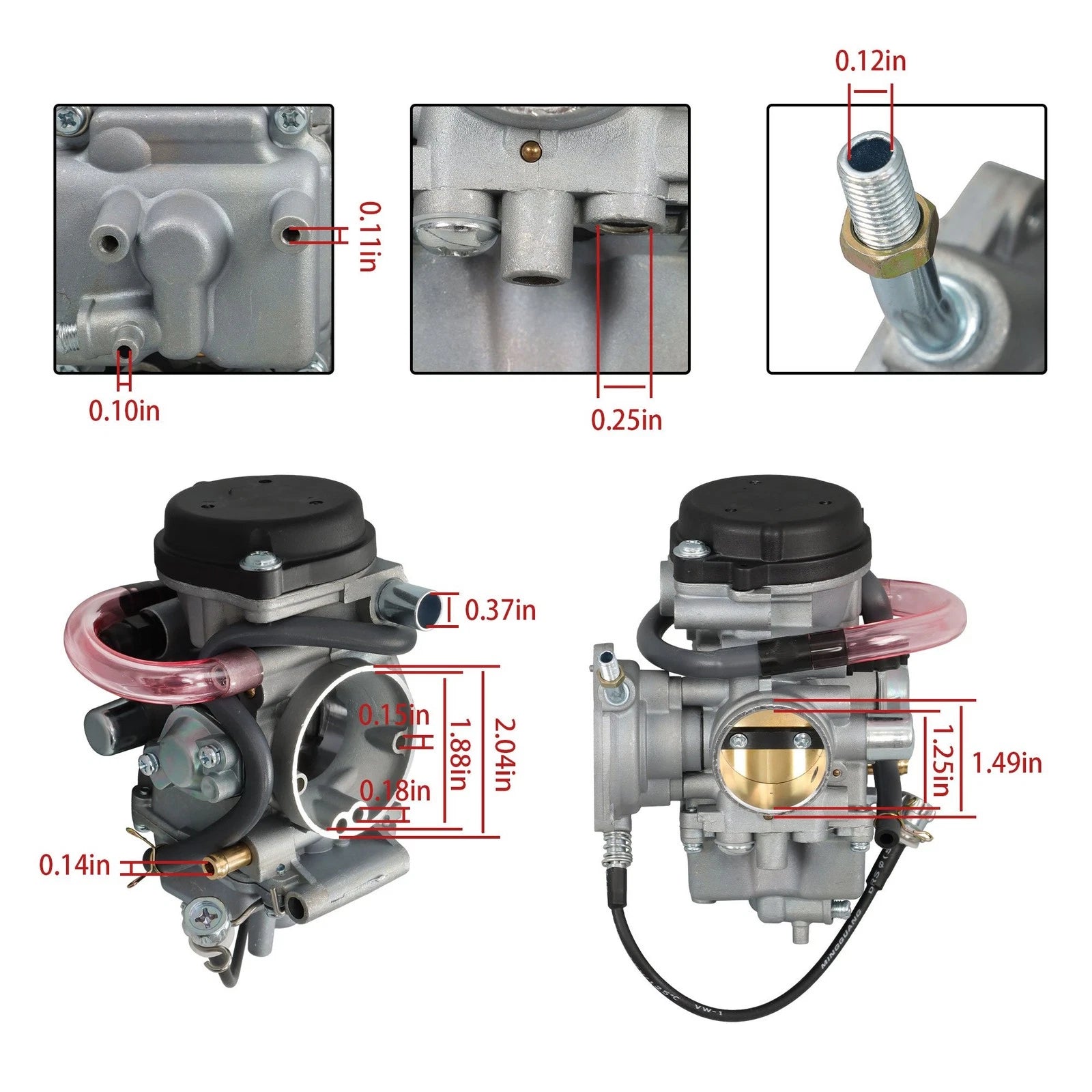 Carburetor for Yamaha Big Bear Wolverine Kodiak Grizzly (250–450)