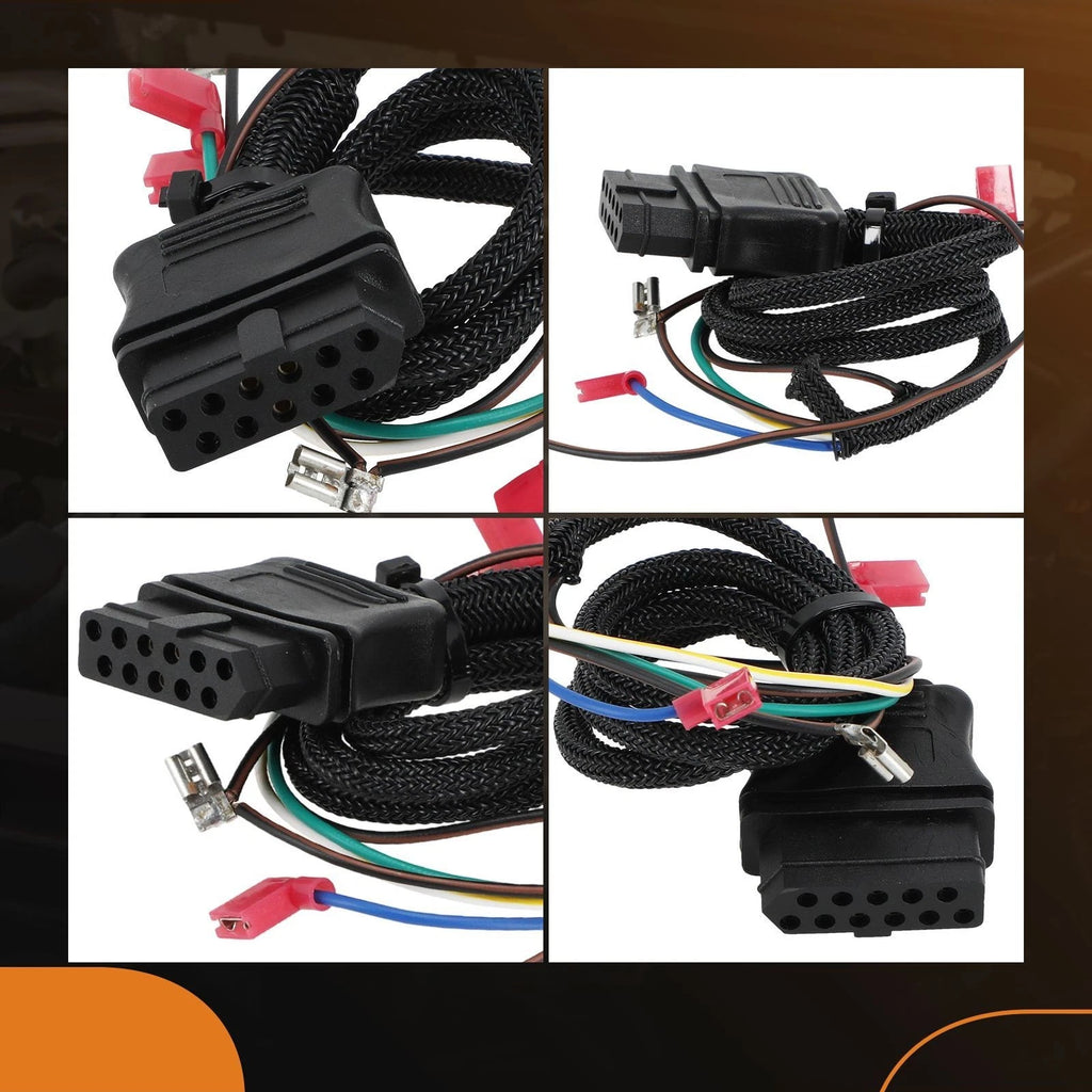 Side Control Wiring Harness for Western Fisher Snow Plow (3-Plug, 26359, 412405)