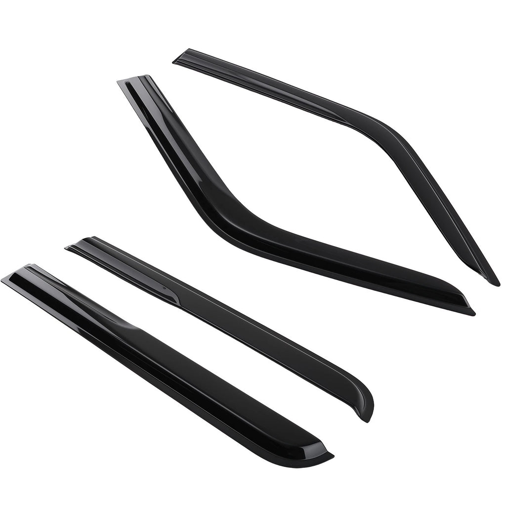 Set of 4 Window Rain Visor Guards for Jeep Patriot (2007–2018)