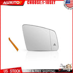 Heated Passenger Side Mirror Glass w/Blind Spot for Mercedes E-Class (2011–2016)