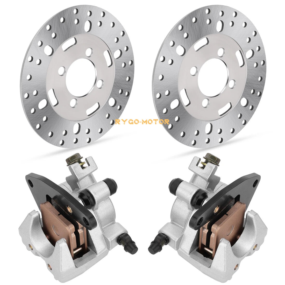 Front Brake Calipers & Disc Rotors for Yamaha Wolverine 350 (1995–2005)
