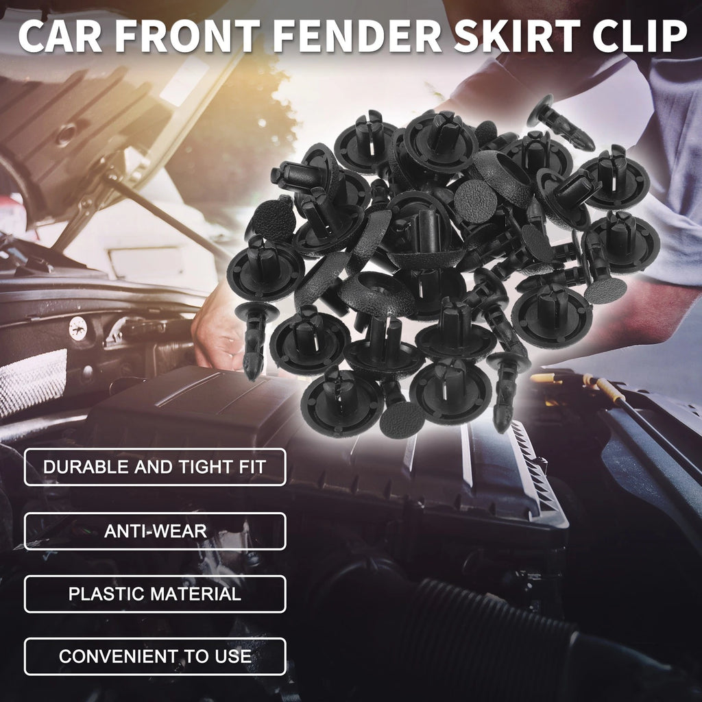 Set of 25 Front Fender Skirt Clips for Toyota 4Runner (2010–2020) & Avalon