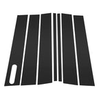 7 Pcs Door Pillar Window Trim for Ford Explorer (2002–2010) Black