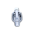 Rear RH Full Chrome Outer Door Handle for Isuzu D-Max/Holden Rodeo (2003–2012)