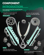 Timing Chain Kit for Ford Crown Victoria F-150 4.6L V8 (1997–2004)