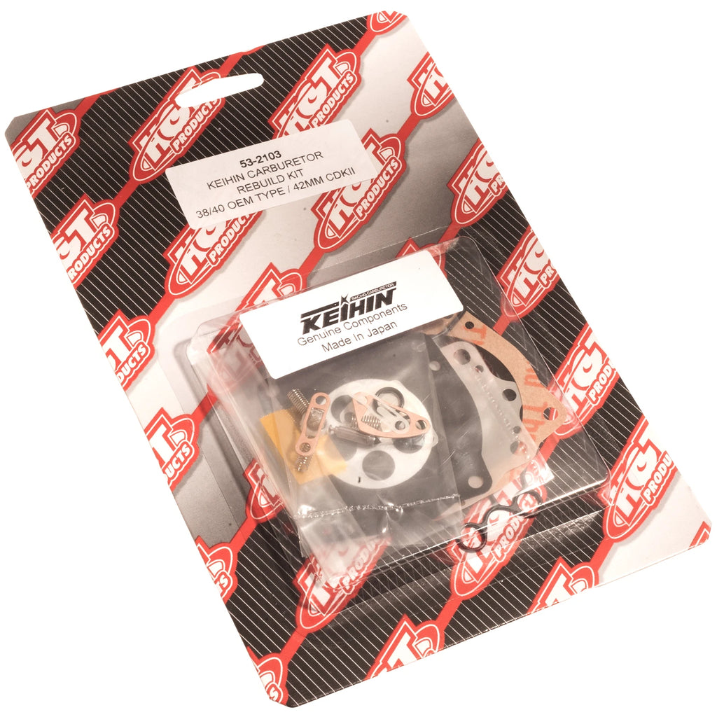3-Pack Genuine Keihin CDK 2 Carburetor Rebuild Kit for Kawasaki 900 1100