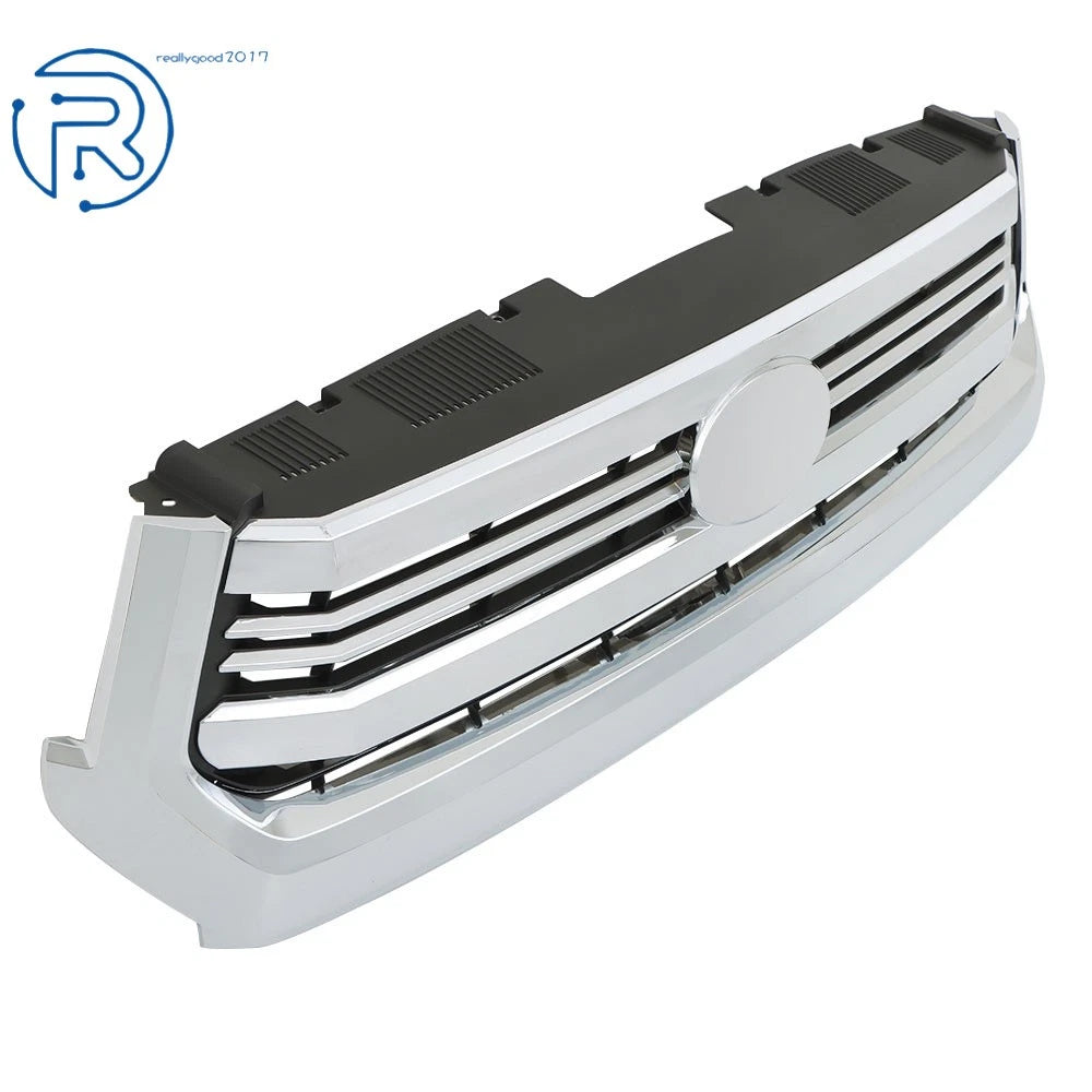 Center Mesh Front Grille for Toyota Tundra (2014-2021) Chrome Plastic