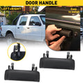 Set of 2 Smooth Black Door Handles for Ford Ranger