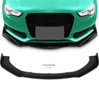 3Pcs Front Bumper Lip Spoiler Splitter Protector Diffuser for Universal Fit