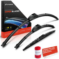 Set of 3 Windshield Wiper Blades for Honda Civic (2017–2021)