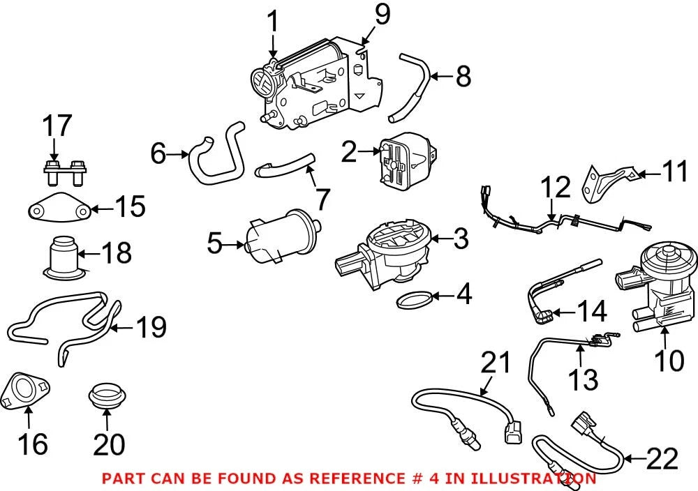 Vapor Canister Seal for Chrysler Dodge Fiat Jeep Ram (OEM)
