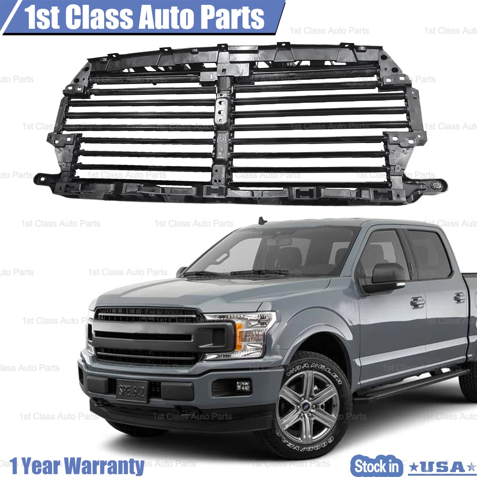 Upper Radiator Grille Air Shutter for Ford F150 (2018–2020)
