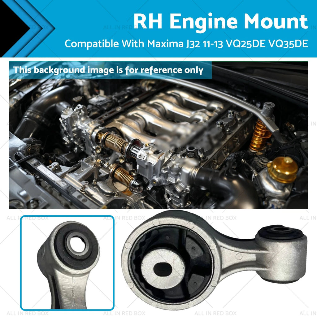 Right Engine Mount for Nissan Maxima J32 (2011–2013) 2.5L 3.5L VQ25DE VQ35DE