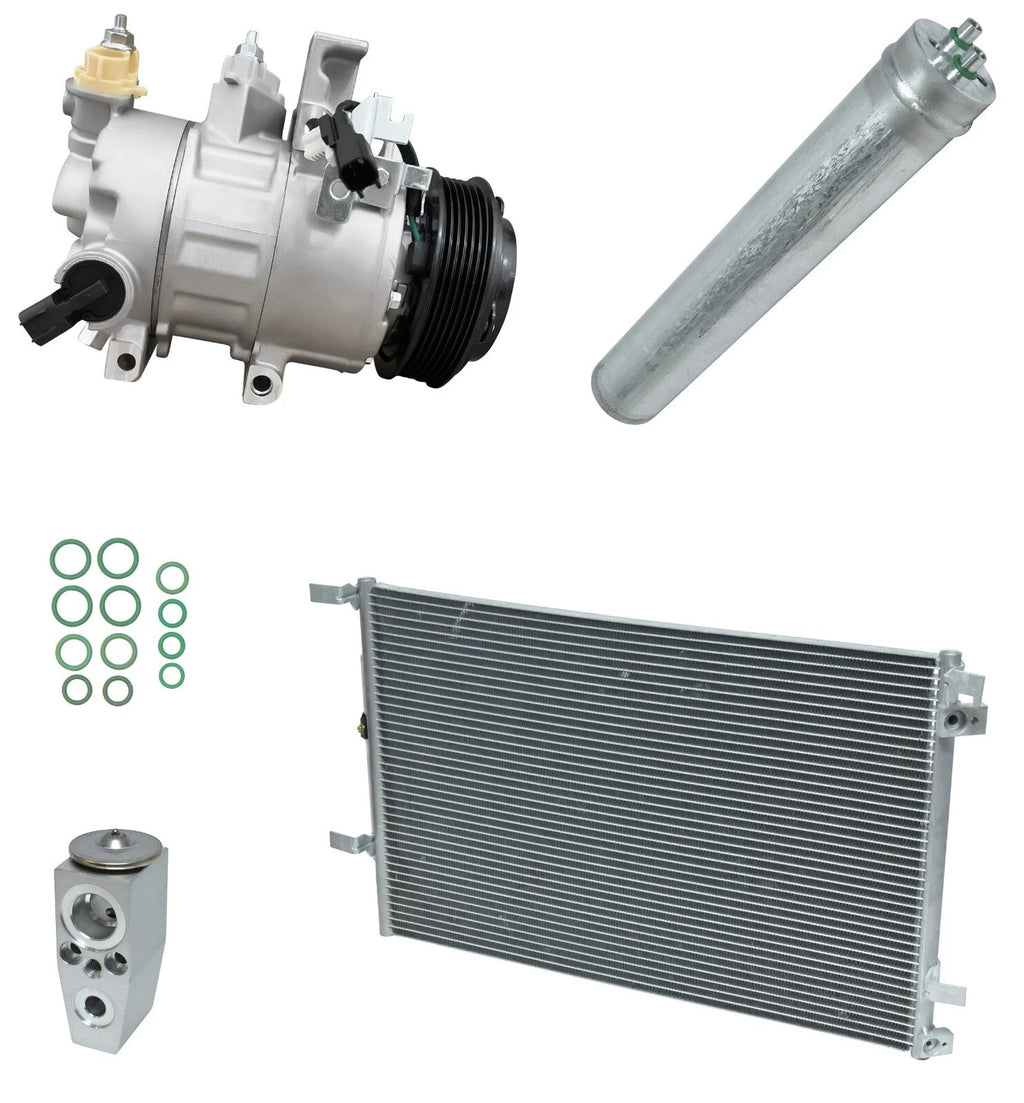 AC Compressor Kit With Condenser for Ford Mustang 5.0L V8 (2018–2024)