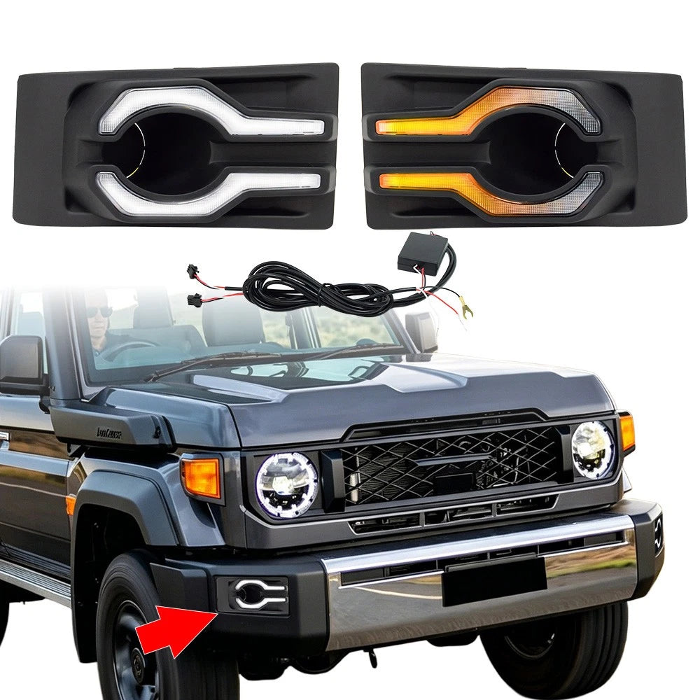 LED DRL Fog Light for Toyota Land Cruiser 70-Series (2024–2024)