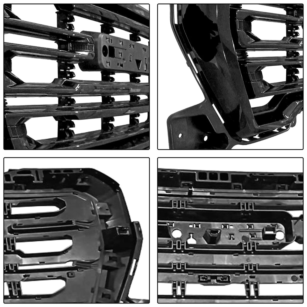 Gloss Black Grille for GMC Sierra 1500 (2019–2021)