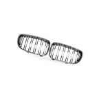 Carbon Fiber Dual Line Front Grille Mesh for BMW 1 Series E81 E87 (2008–2011)