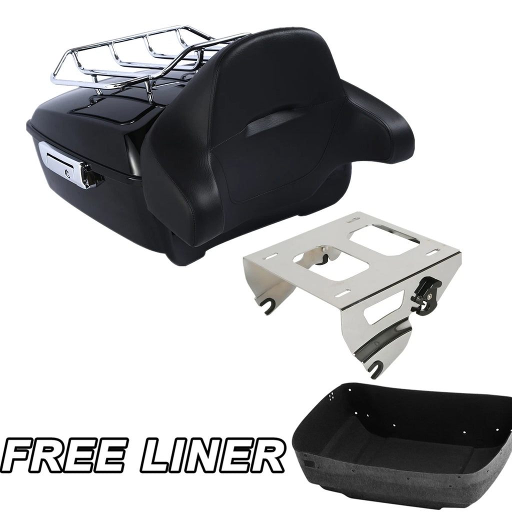 Trunk Pad Solo Mount Rack for Harley Road Glide (2014–2025)