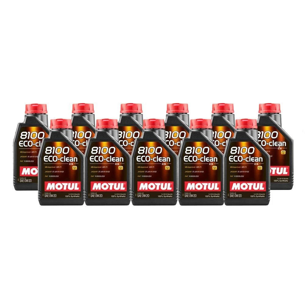 Set of 11 Engine Oil 0W20 (11 Liter) Eco-Clean 8100 for