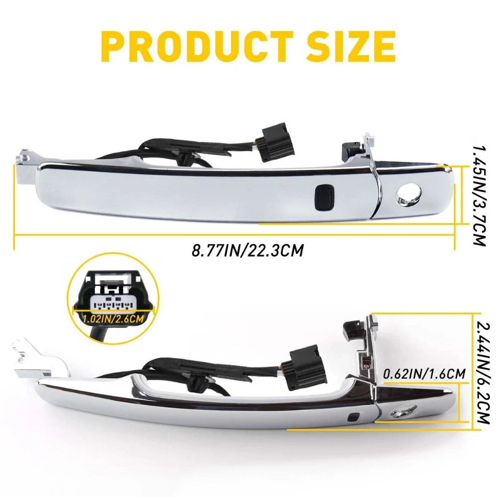 Front Left Outside Door Handle for Nissan Rogue (2010–2013) EXV