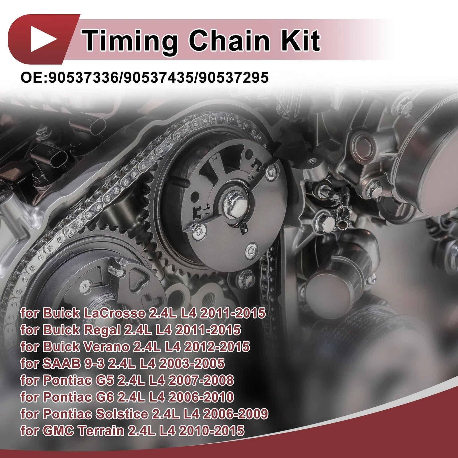 Timing Chain Kit No. 90537435 for Buick LaCrosse Verano Regal (2010–2017)