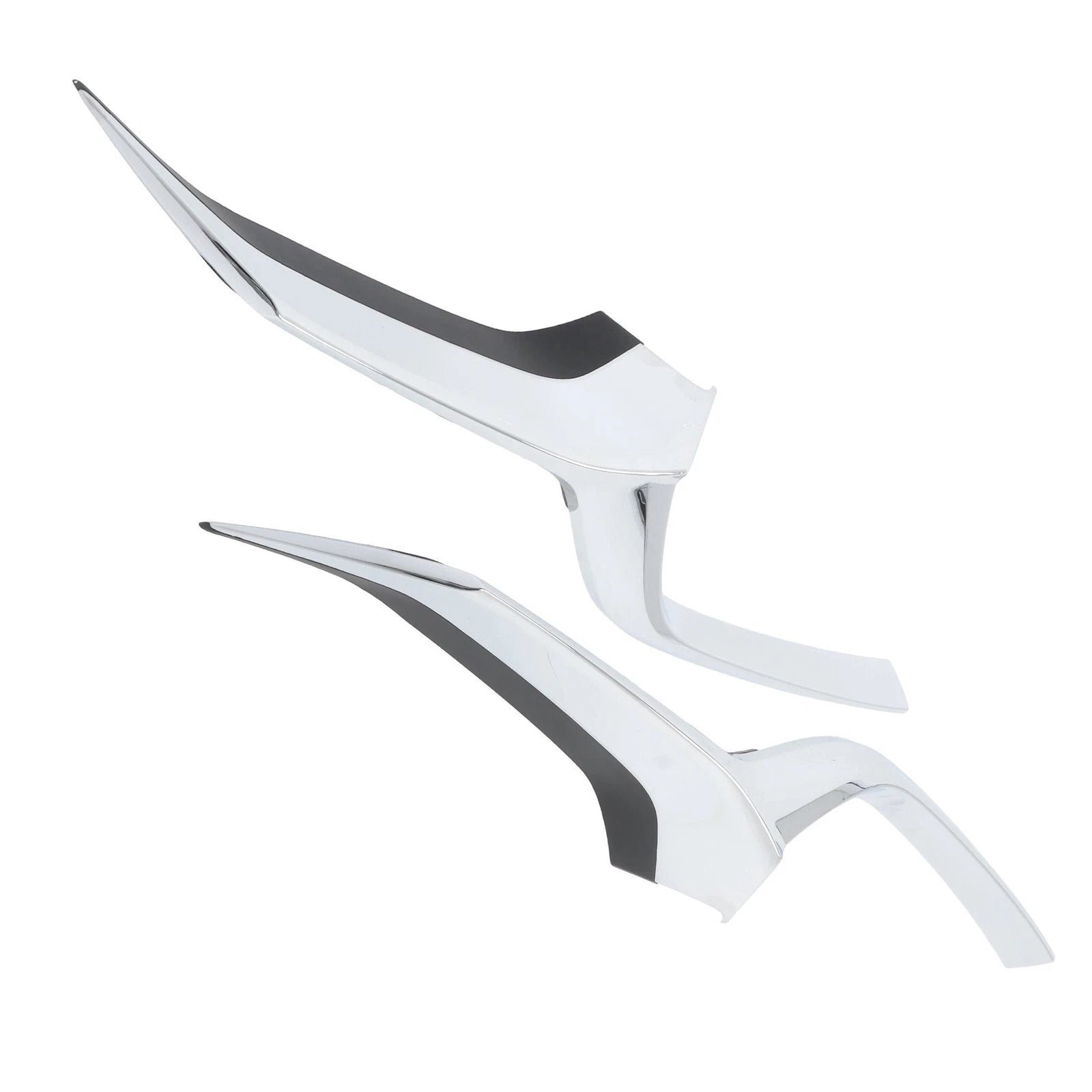 Set of 2 Chrome Front Left and Right Grill Trim Molding for Mazda CX-30 (2020–2023)