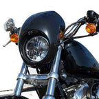 Front Headlight Fairing Mask Black for Harley Sportster Dyna (1200, 2006–2017)