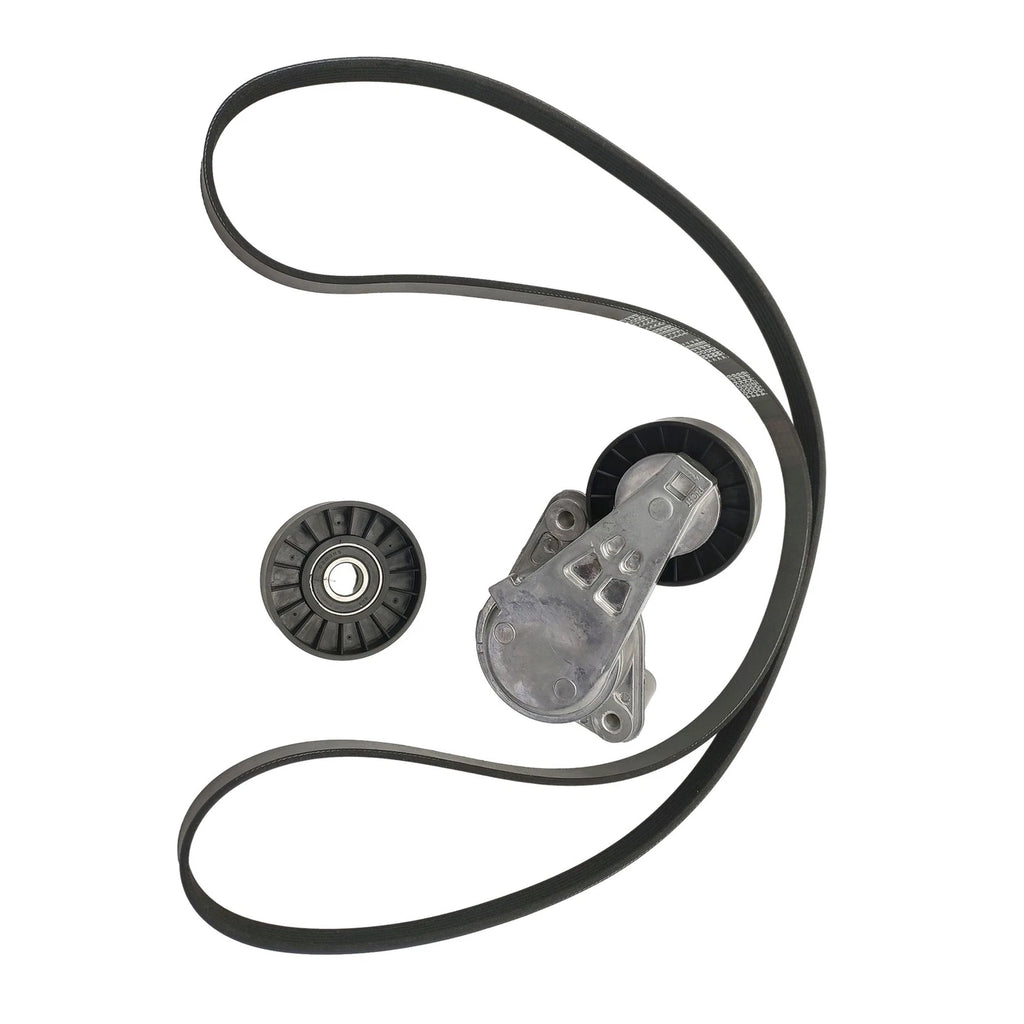 Serpentine Belt Tensioner Pulley Kit for Hyundai Santa Fe, Tiburon, Tucson, Sonata