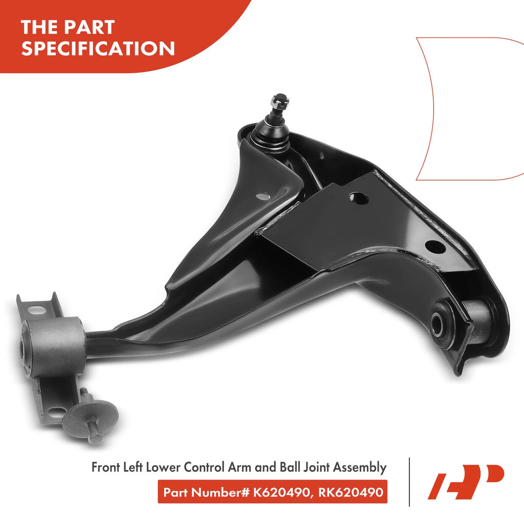 Set of 4 Front Control Arms with Ball Joints for Ford Explorer (2002–2005)