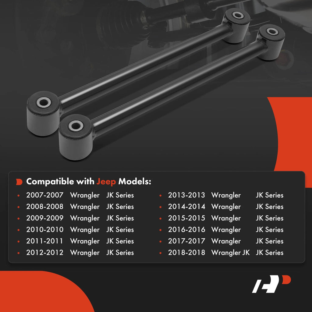 2X Rear Lower Control Arm Kit for Jeep Wrangler (2007-2017)