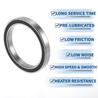 Deep Groove Ball Bearing P5 for Scooter Skateboard Wheel (45x58x7mm)