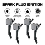 Set of 4 Ignition Coils for Chevrolet Malibu, Cruze, Buick Encore (OEM UF802)
