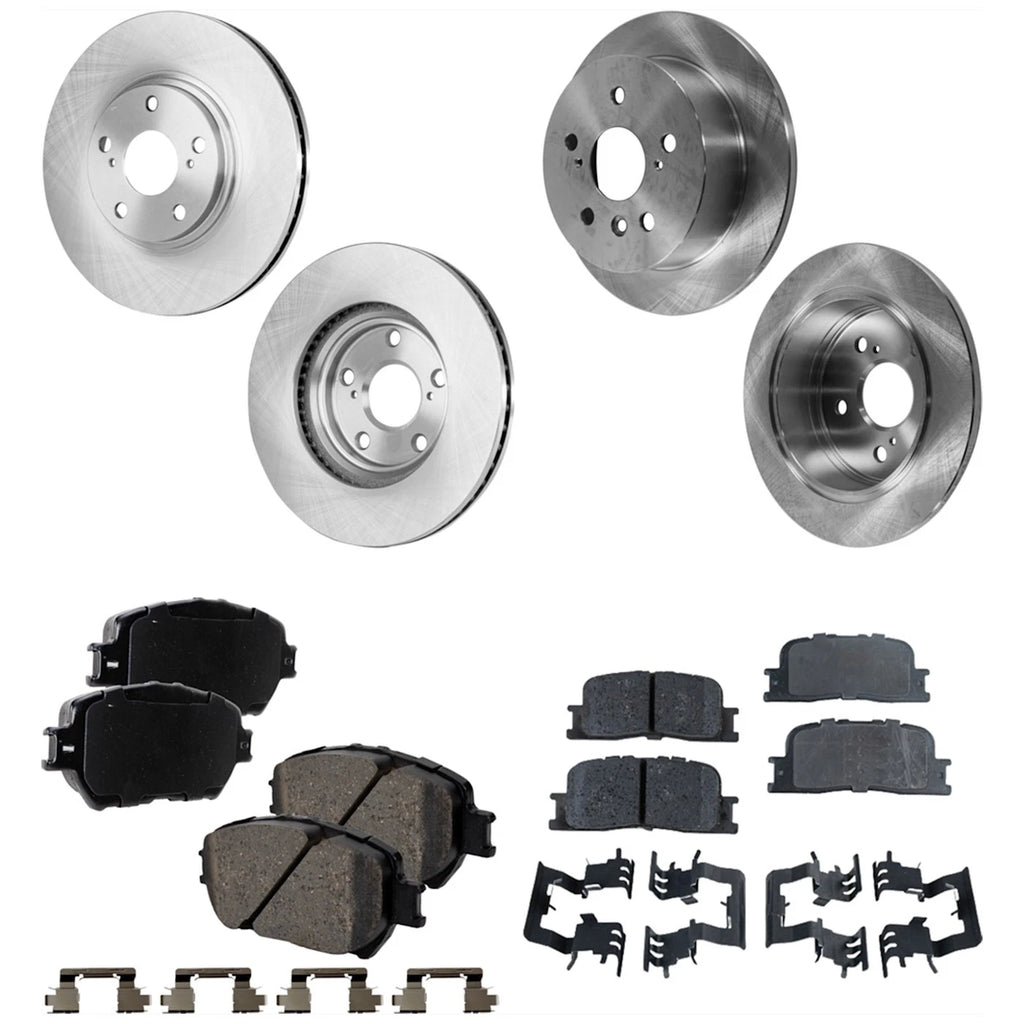 Brake Disc and Ceramic Pad Kit for Toyota Camry (2002–2004)