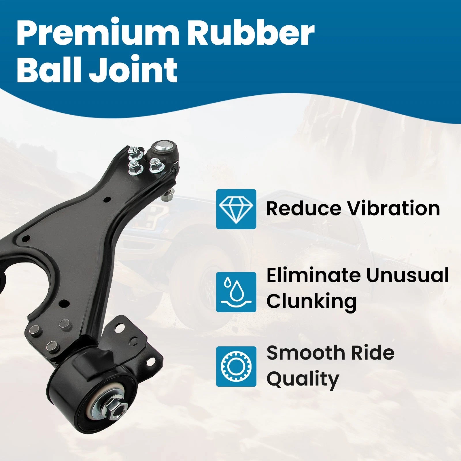 8x Lower Control Arms w/Ball Joints for Buick Enclave (2008–2015)