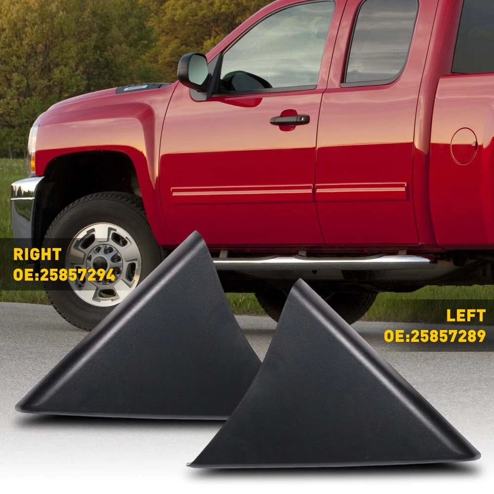 2X Front Door Upper Trim Panel for Chevrolet Silverado GMC Sierra